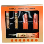 kit rostro correctores + primer peachs karite