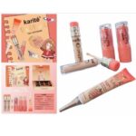 kit rostro correctores + primer peachs karite