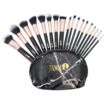 Kit de Brochas k18 Marmol Negro Trendy