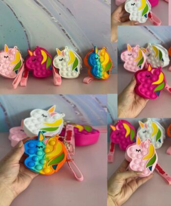 Llavero Monedero Unicornio