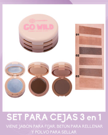 Torre Para Cejas 3 en 1 Miis Pomada, sombra y Gel