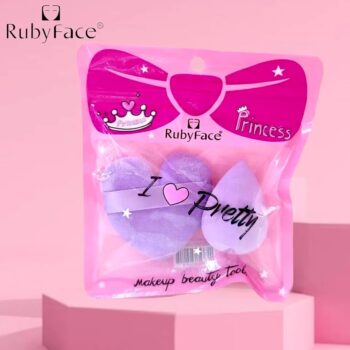 Set x2 Beauty Blender Mas Borla Heart Ruby Face