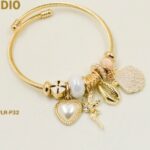 Pulsera Pandora Rodio 3 Motivos Diferentes