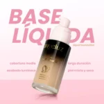 BASE LÍQUIDA ANYELUZ – COBERTURA MEDIA Y ACABADO LUMINOSO frd