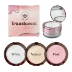 Polvo Suelto Rosado Translucent 2 en 1 Mini  Bloomshell
