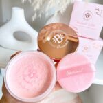 Polvo Suelto Rosado Translucent 2 en 1 Mini  Bloomshell