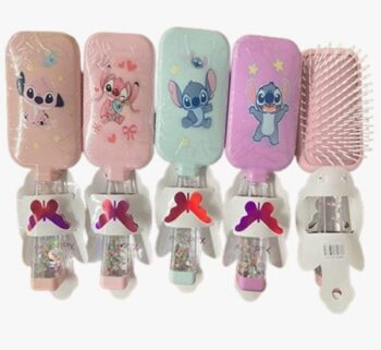 Cepillo Antifrizz Stitch  o Mickey con Luz