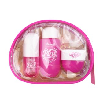 Kit cartuchera pink champagne purpure