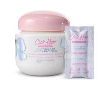 Mascarilla leche y proteína